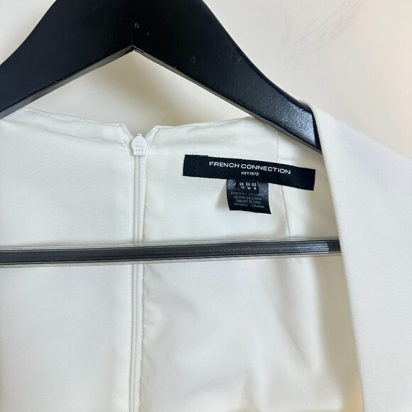 FRENCH CONNECTION Ruth Whisper A-Line Dress in Summer White Size US 8 - Picture 6 of 12